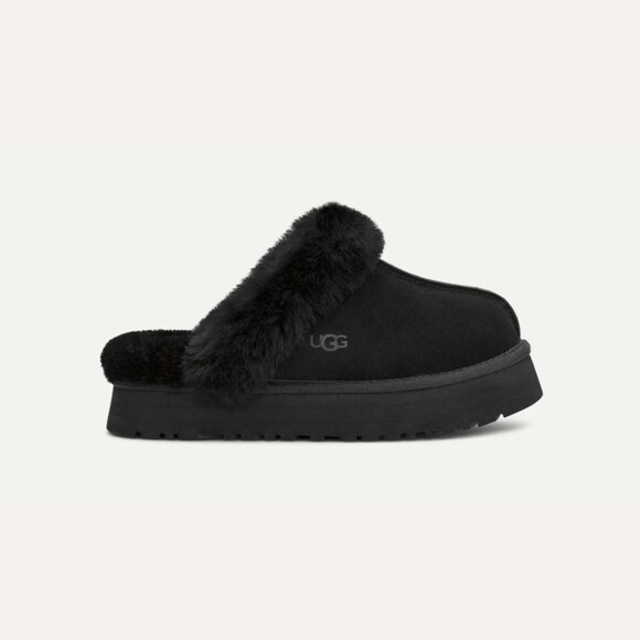 Ugg Black Disquette Slipper - Picture 1 of 5